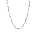 Collier Leïla en acier argenté – vue rapprochée