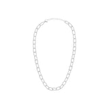 Collier Veda en acier argenté – vue d'ensemble