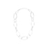Collier Yael en acier argenté – vue d'ensemble