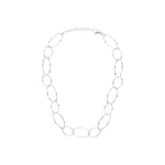 Collier Zia en acier argenté – vue d'ensemble