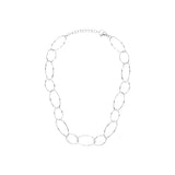 Collier Zia en acier argenté – vue d'ensemble