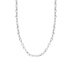 Collier Zoé en acier argenté – vue rapprochée