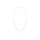 Collier Aaliyah en acier argenté – vue d'ensemble