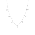 Collier Aaliyah en acier argenté – vue rapprochée