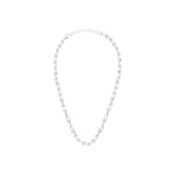 Collier Ayumi en acier argenté – vue d'ensemble