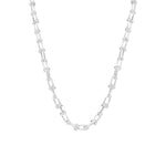 Collier Ayumi en acier argenté – vue rapprochée