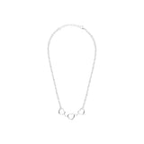 Collier Chiara en acier argenté – vue d'ensemble