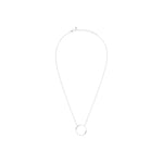 Collier Veda en acier argenté – vue d'ensemble