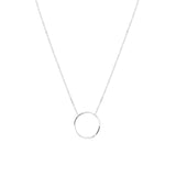 Collier Veda en acier argenté – vue rapprochée