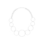 Collier Xia en acier argenté – vue d'ensemble