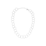 Collier Yael en acier argenté – vue d'ensemble