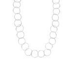 Collier Yael en acier argenté – vue rapprochée