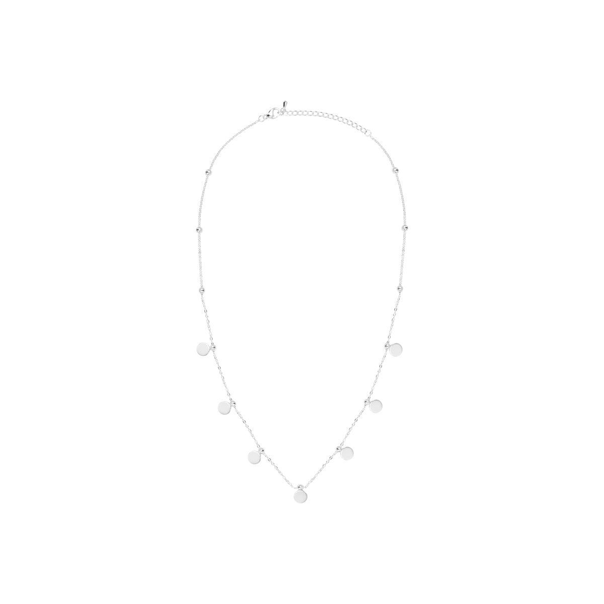 Collier Dalila en acier argenté – vue d'ensemble