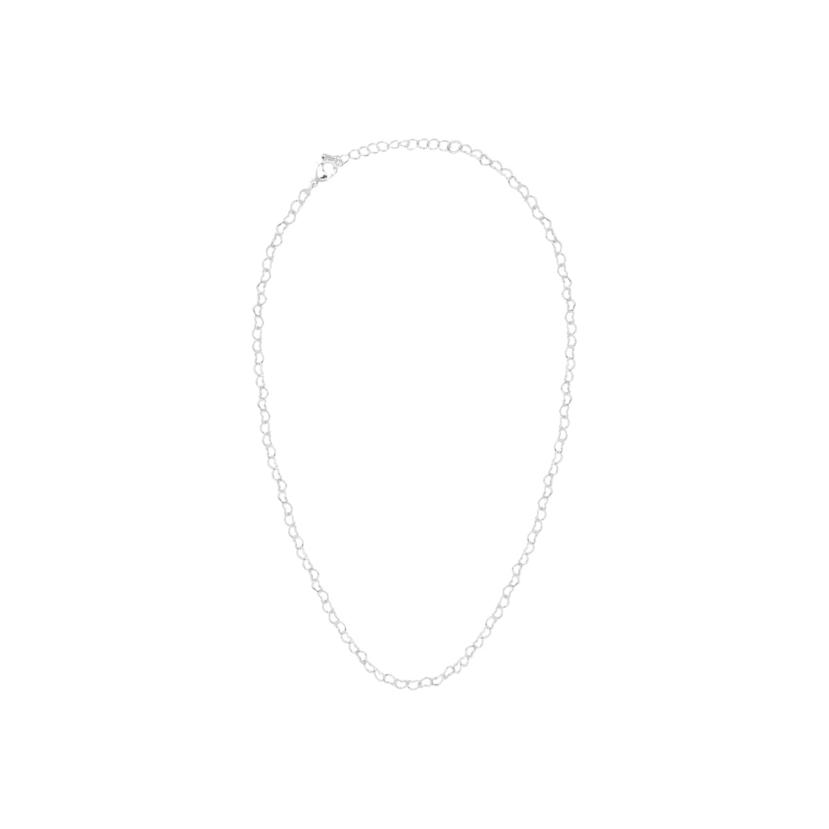 Collier Elif en acier argenté – vue d'ensemble