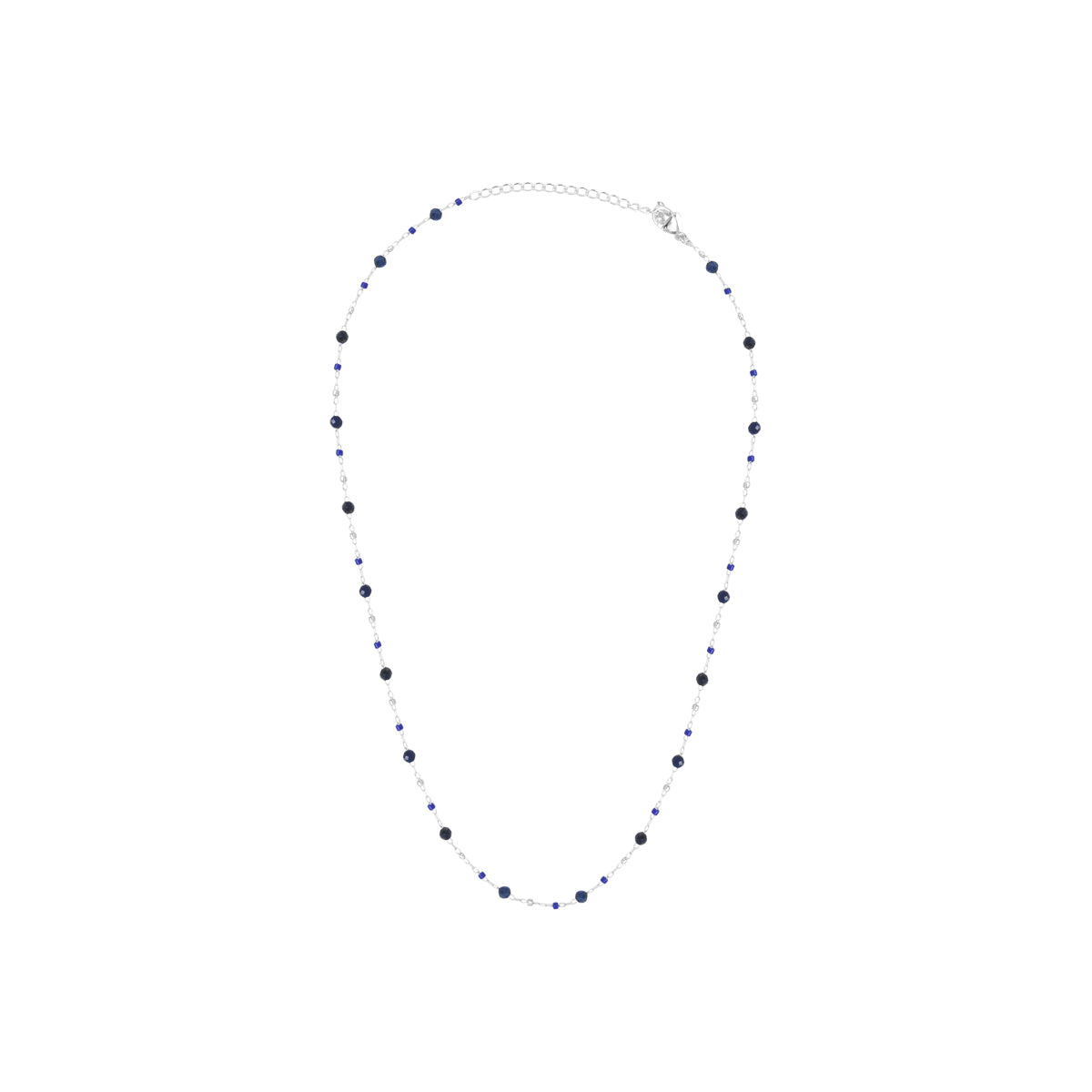 Collier Hanaé en acier argenté – vue d'ensemble