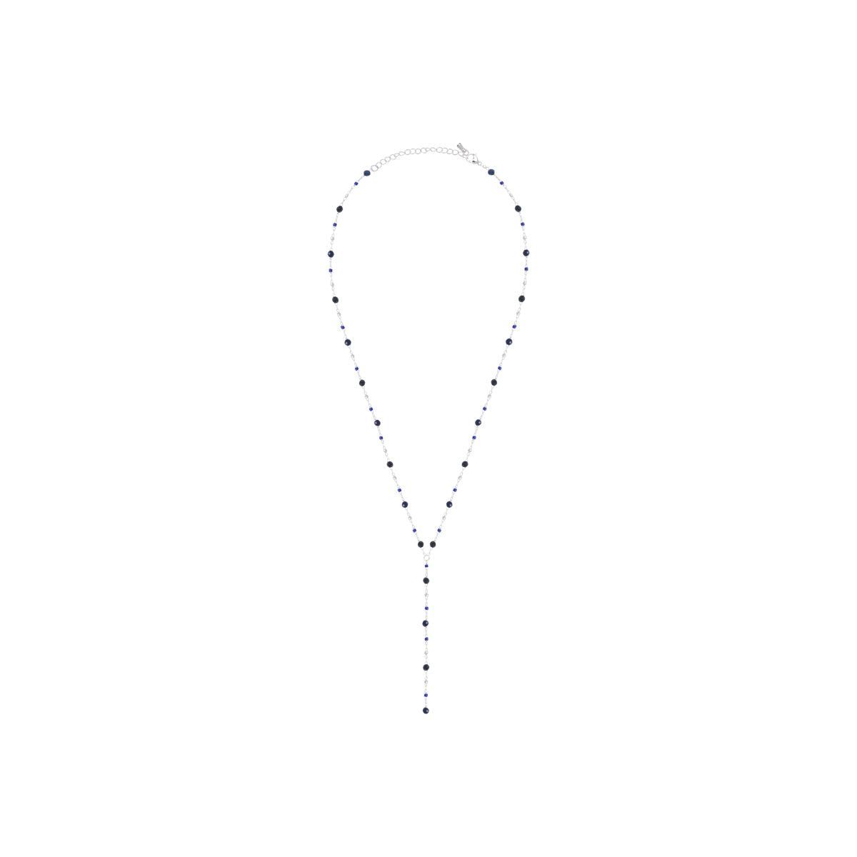 Collier Zoé en acier argenté – vue d'ensemble