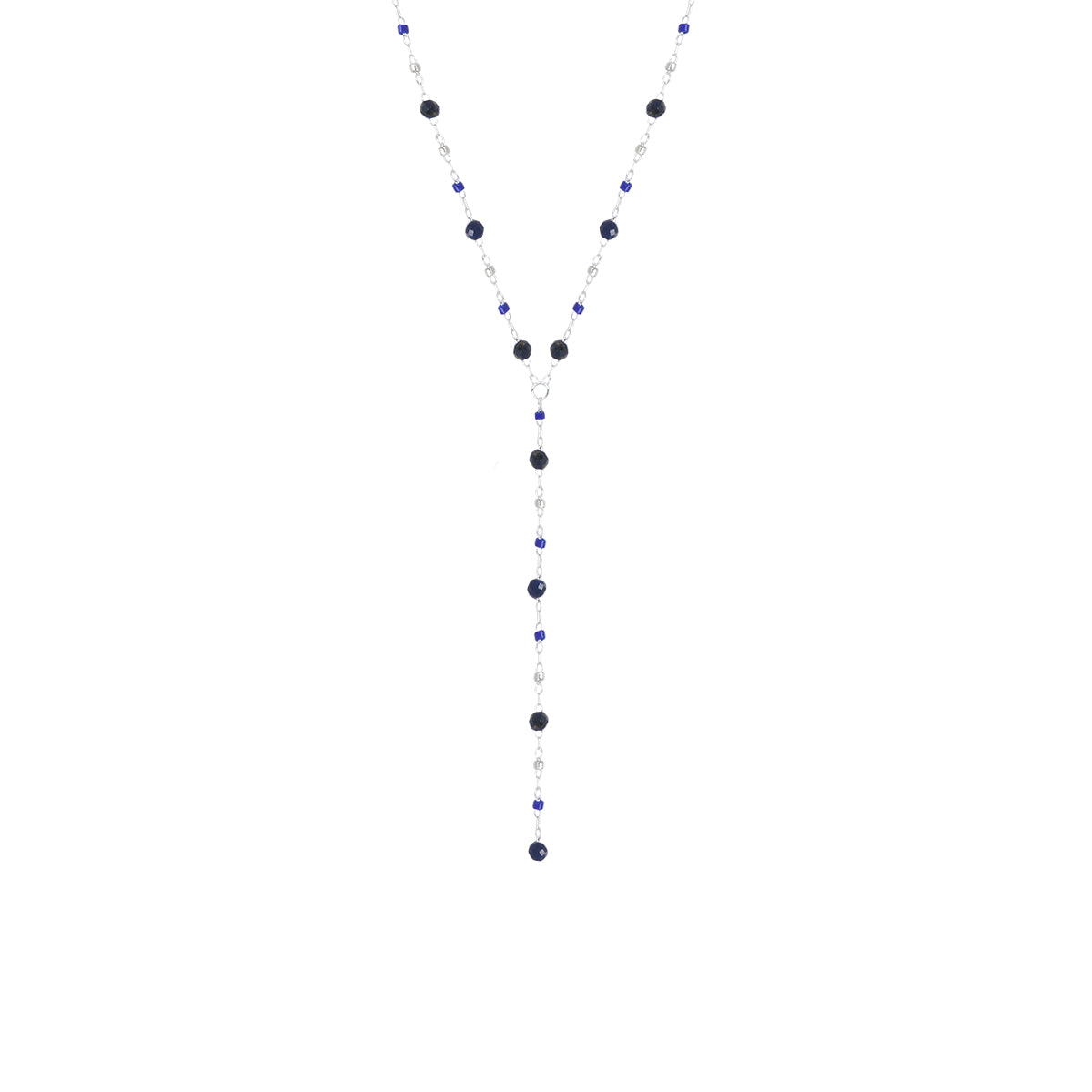 Collier Zoé en acier argenté – vue rapprochée