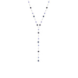 Collier Zoé en acier argenté – vue rapprochée