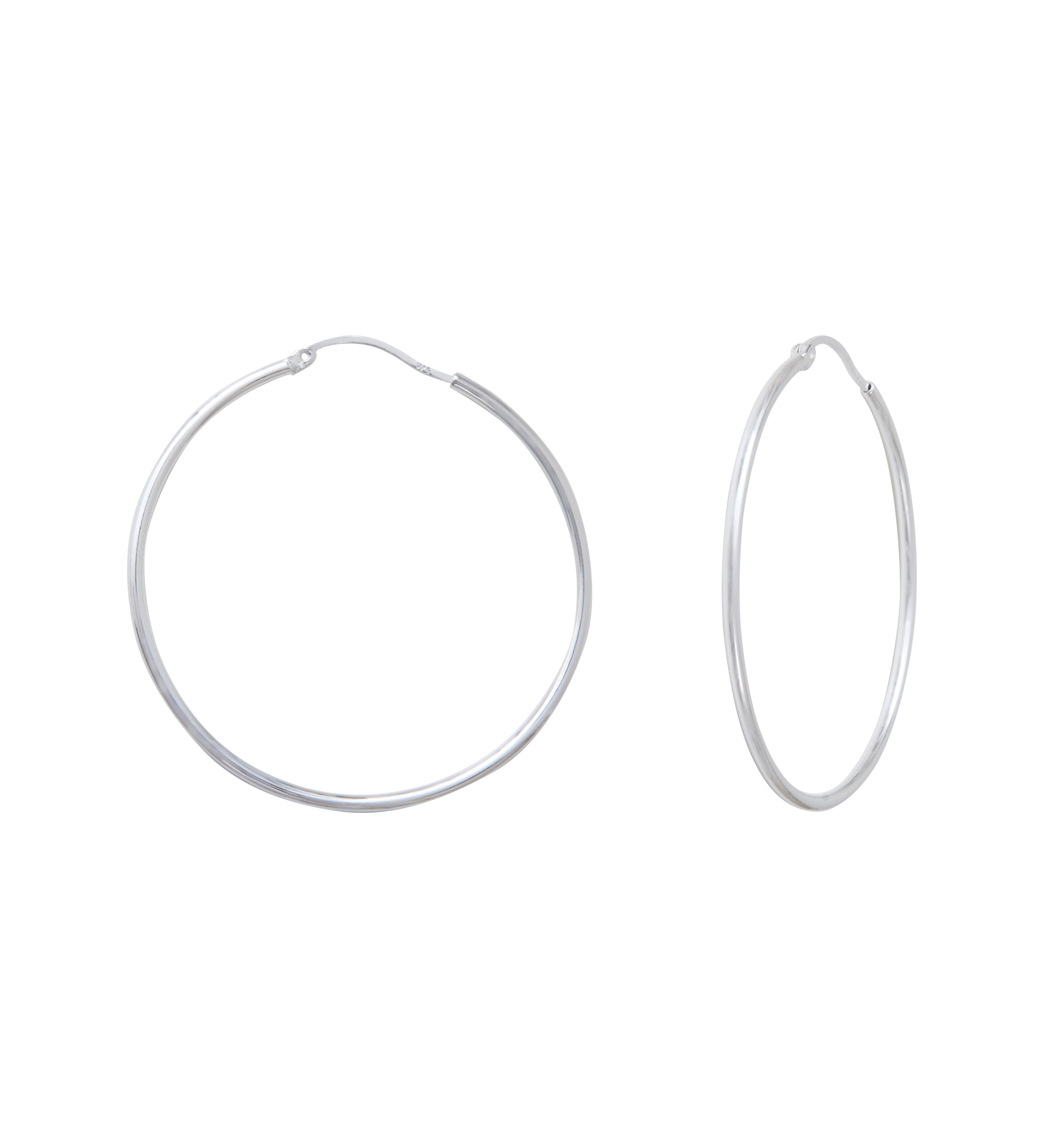 Boucles d'oreilles Créoles Lisses