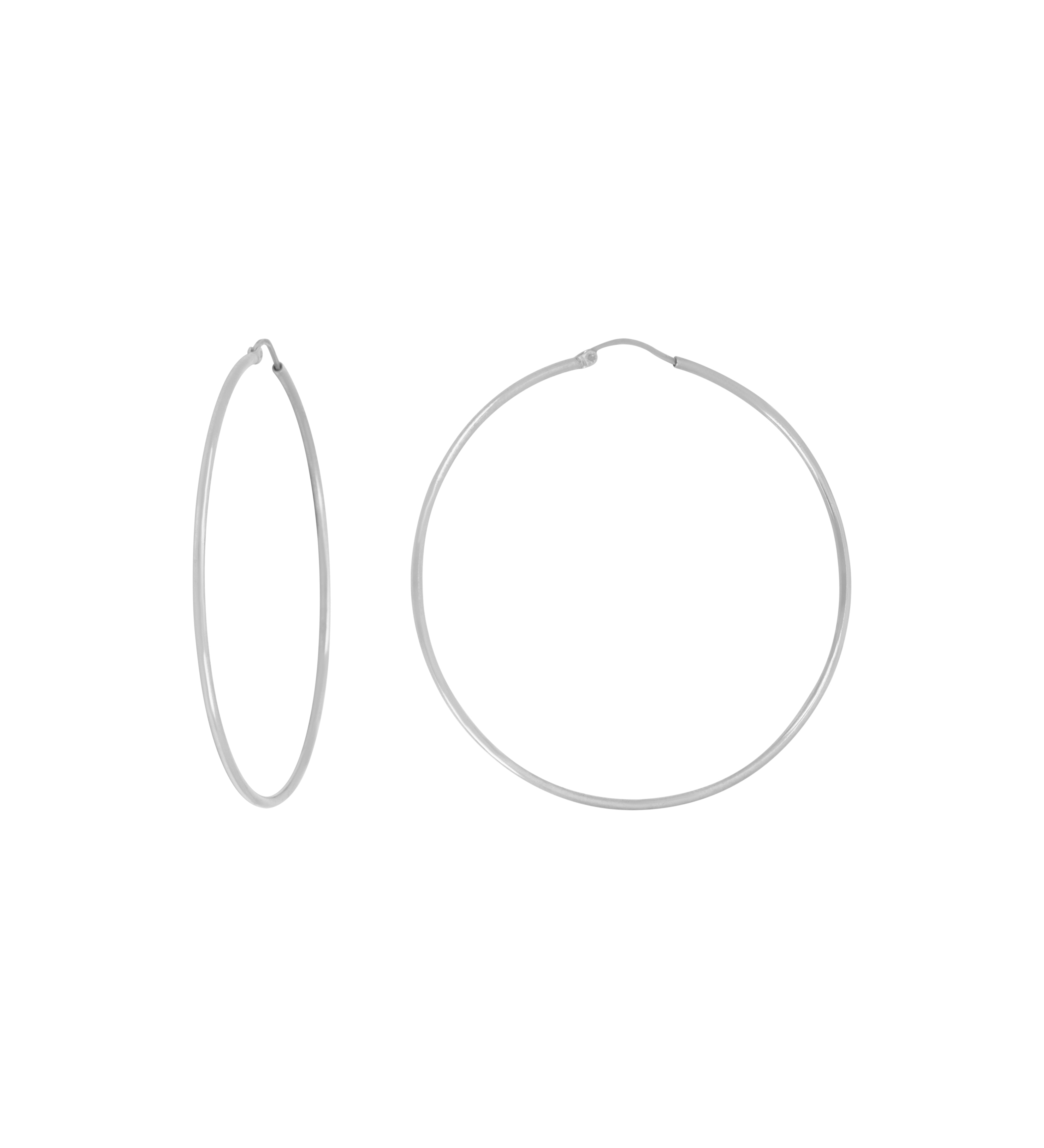 Boucles d'oreilles Créoles Lisses