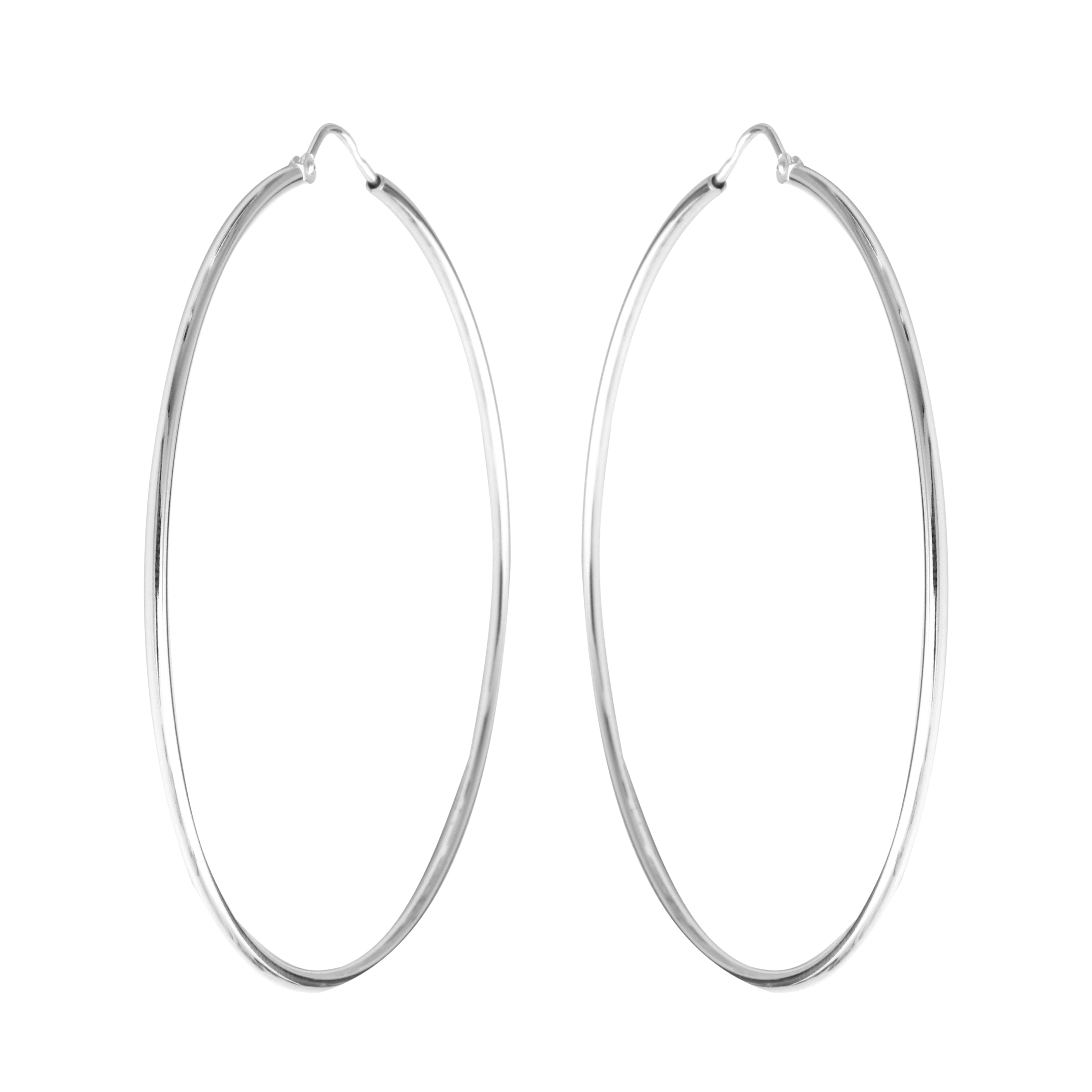 Boucles d'oreilles Créoles Lisses