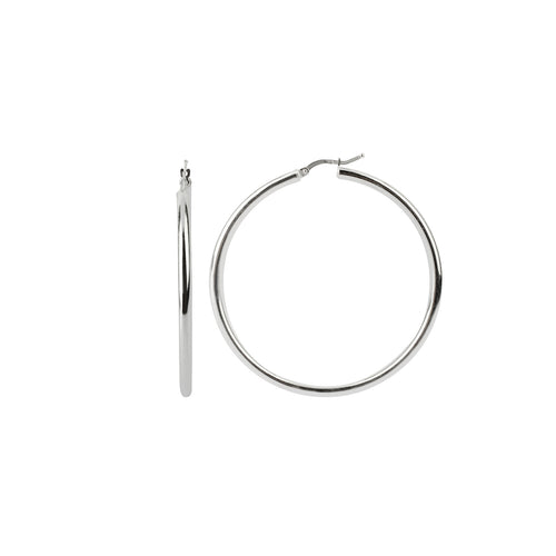 3mm U hoop earrings