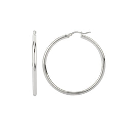 3mm U hoop earrings