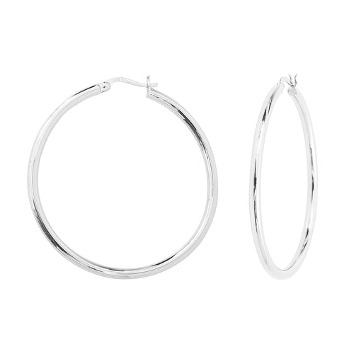 3mm U hoop earrings