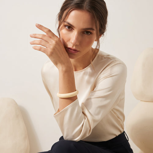 Bracelet jonc acétate