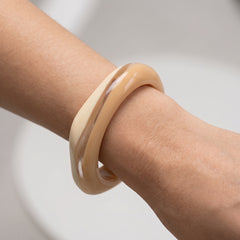 Bracelet jonc acétate