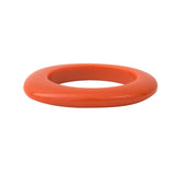 Bracelet jonc acétate rouge