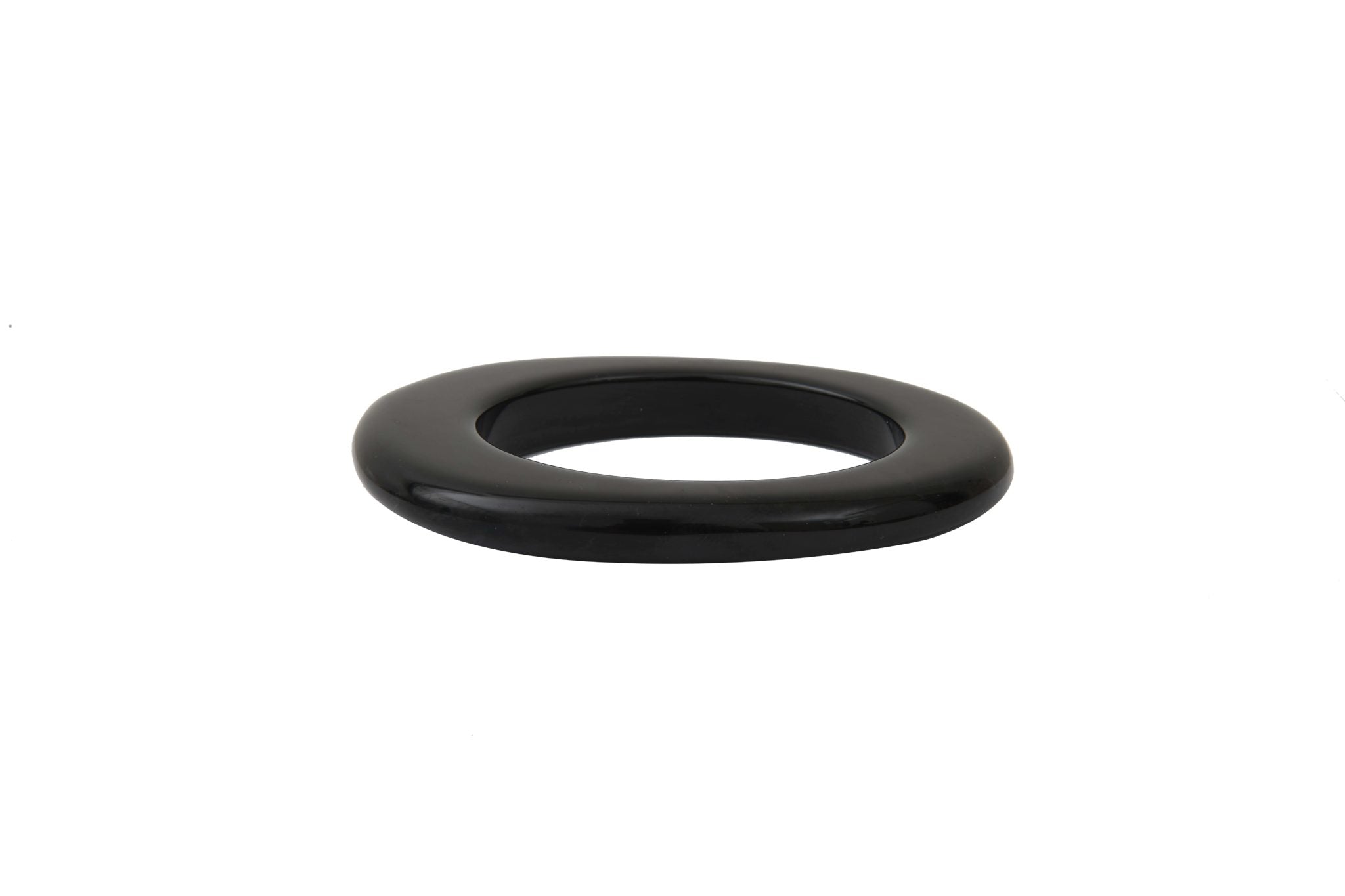 Bracelet jonc acétate noir