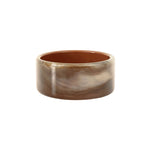 Bracelet jonc acétate marron