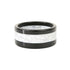 Bracelet jonc acétate noir blanc