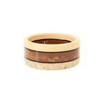Bracelet jonc acétate beige marron noir