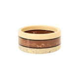 Bracelet jonc acétate beige marron noir
