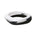 Bracelet jonc acétate noir blanc