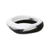 Bracelet jonc acétate noir blanc