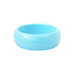 Bracelet acrylique bleu