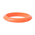 Bracelet jonc acétate orange