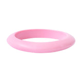 Bracelet jonc acétate rose