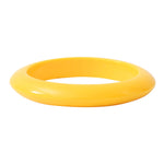 Bracelet jonc acétate jaune