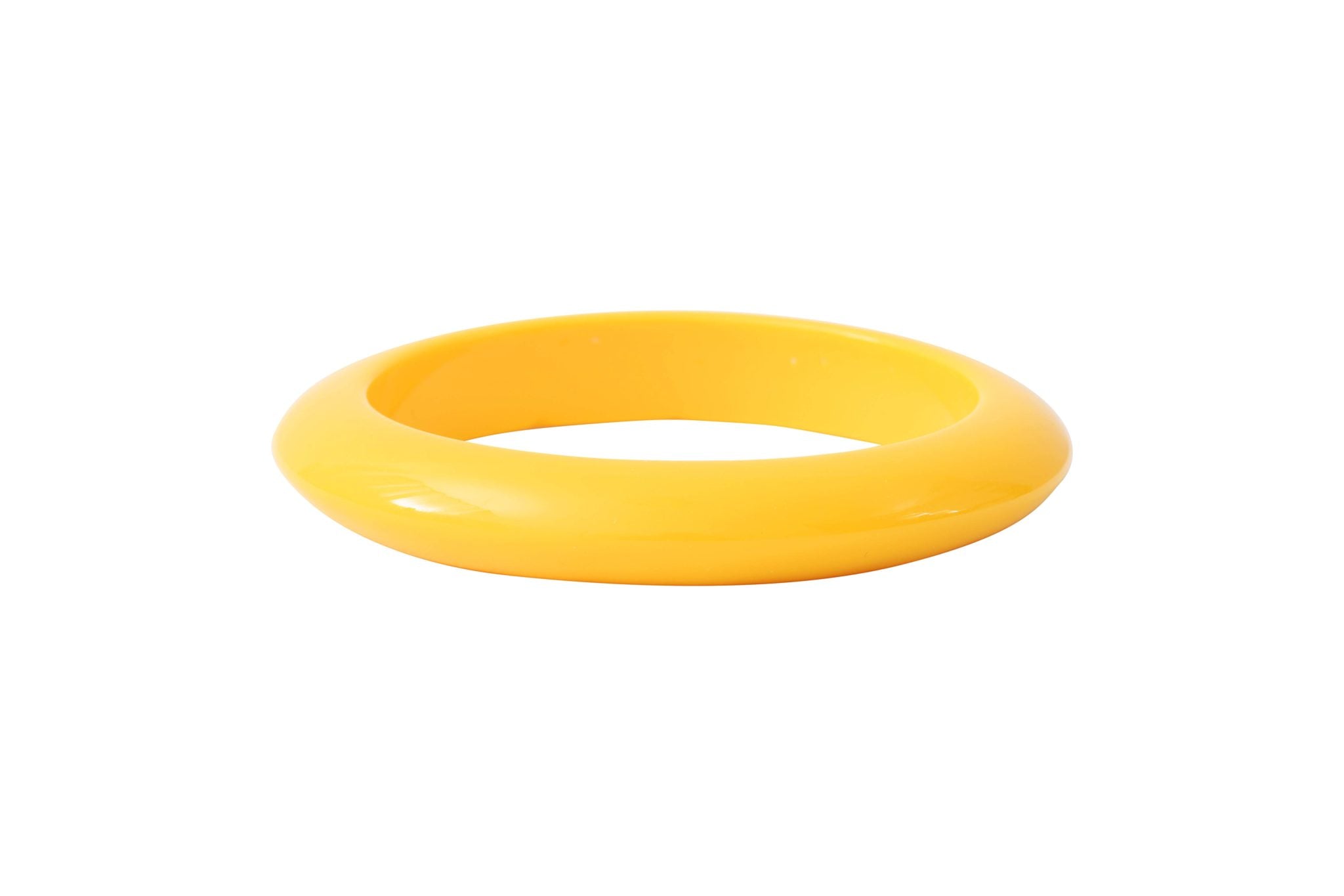 Bracelet jonc acétate jaune