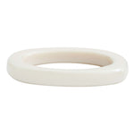 Bracelet jonc acétate crème