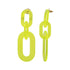Boucles d'oreilles acrylique acier