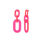 Boucles d'oreilles acrylique acier