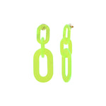 Boucles d'oreilles acrylique acier