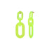 Boucles d'oreilles acrylique acier