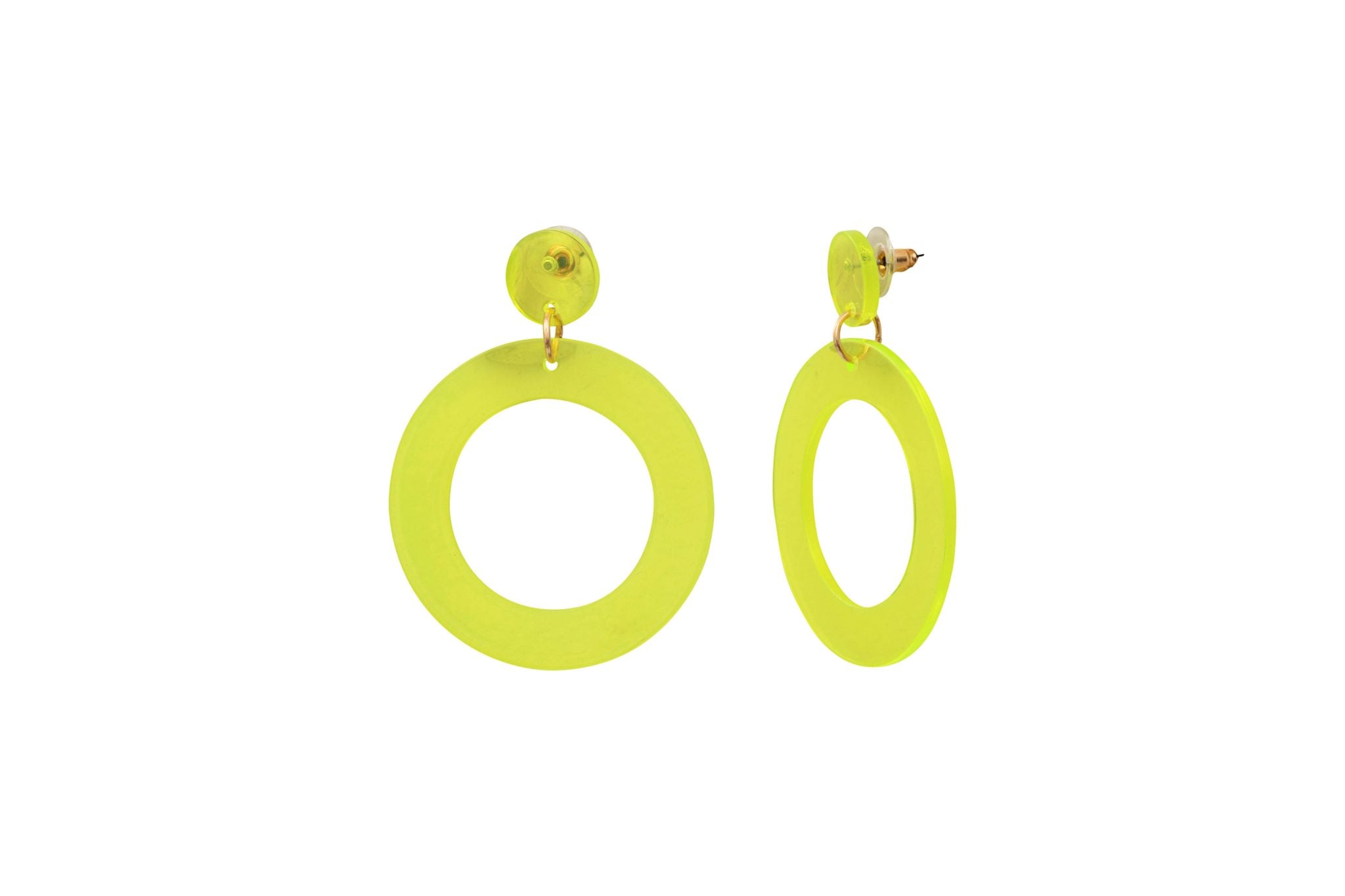 Boucles d'Oreilles acrylique acier