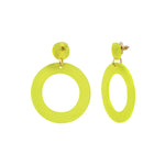 Boucles d'Oreilles acrylique acier
